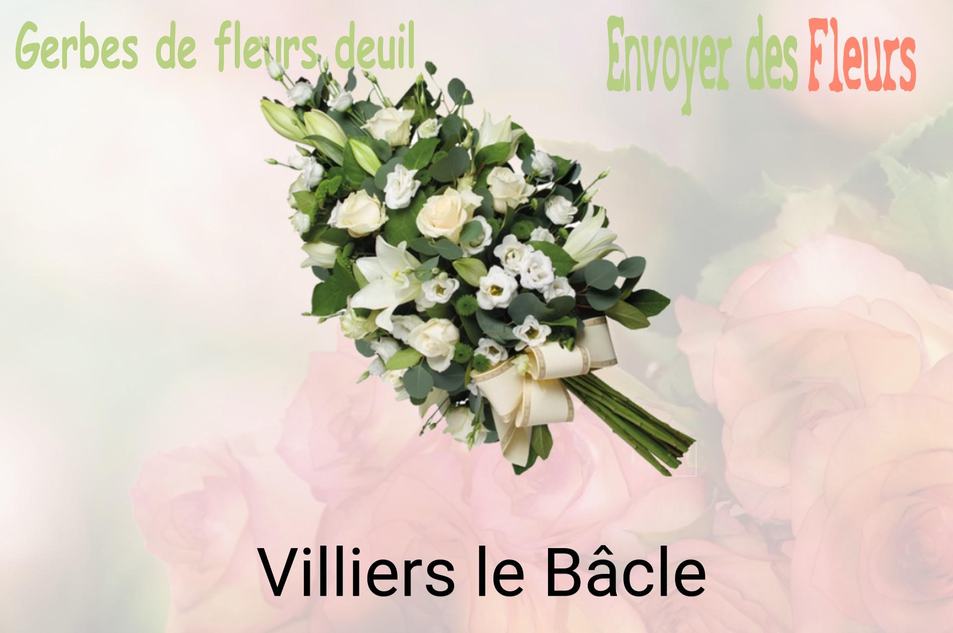 Gerbe de fleurs de deuil livrée à Villiers-le-Bâcle